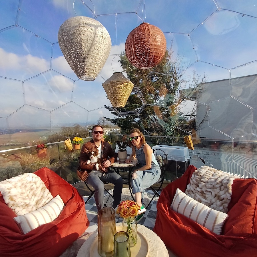 Visiting Holley and Kevin’s Terrace Dome Surrounded by German Vineyards