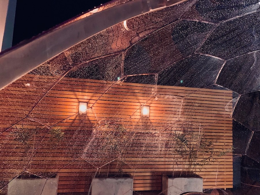 haxagons of the geodesic dome